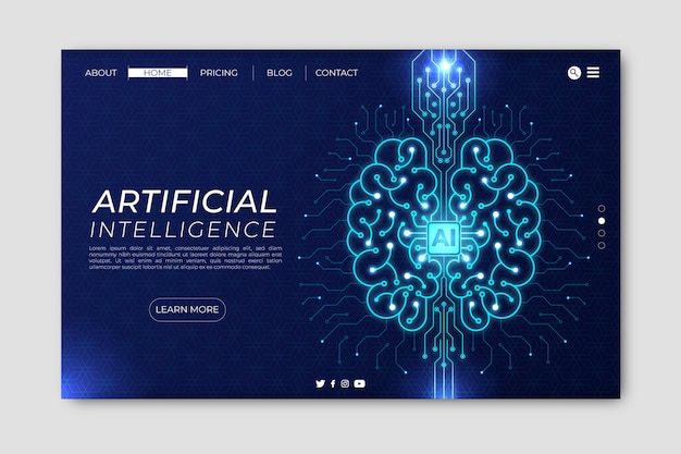 Página de aterrizaje de Inteligencia Artificial