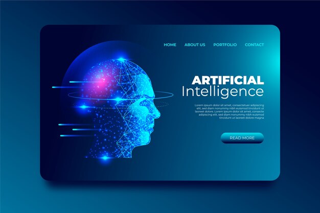 Página de aterrizaje de Inteligencia Artificial