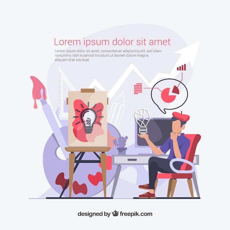 Vector gratuito página de destino para un sitio web