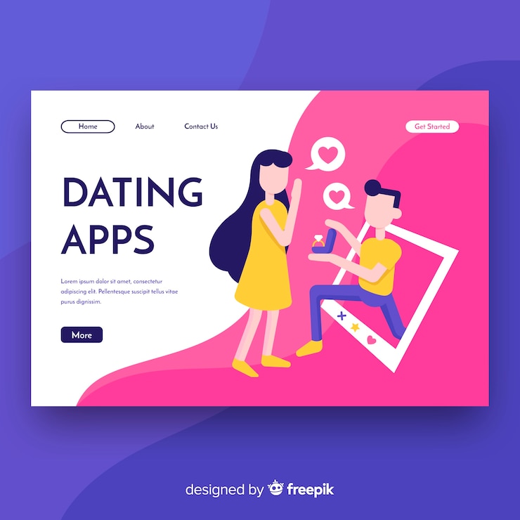 Vector gratuito página de destino