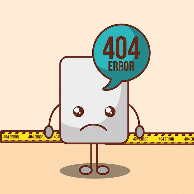 Vector gratuito página de error 404 no encontrada