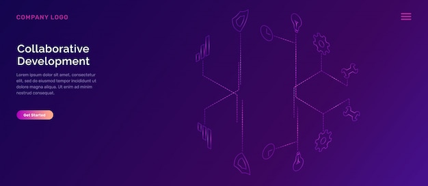 Página de inicio de desarrollo colaborativo