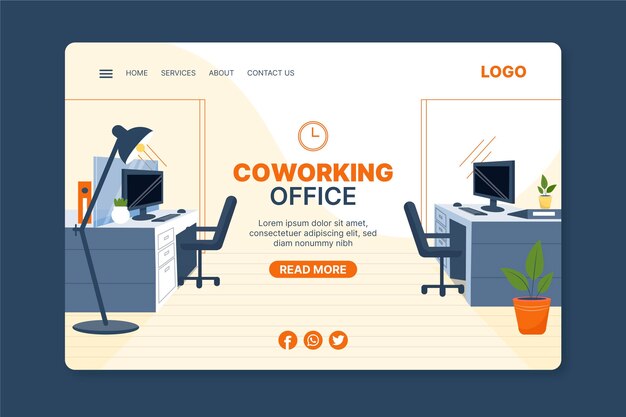 Página de inicio de diseño de interiores