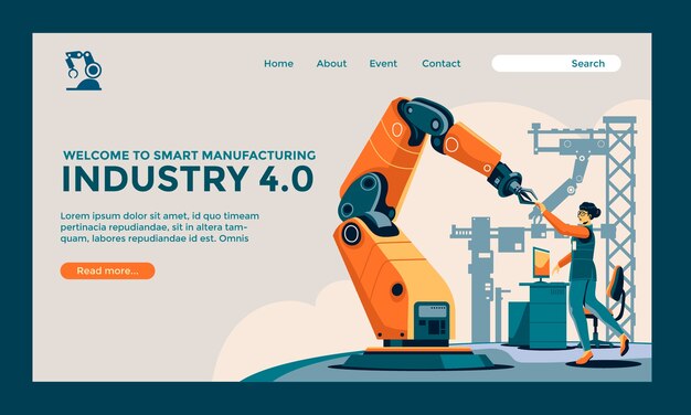 Página de inicio de la industria 4.0