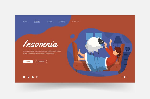Página de inicio de insomnio