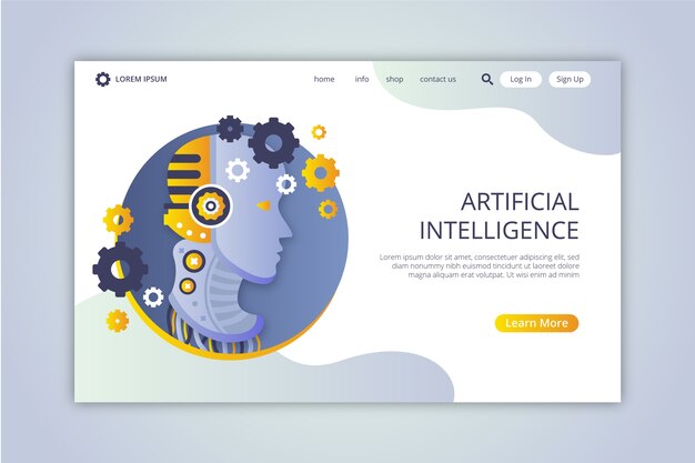 Página de inicio de inteligencia artificial