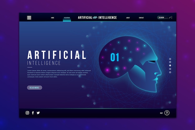 Página de inicio de inteligencia artificial