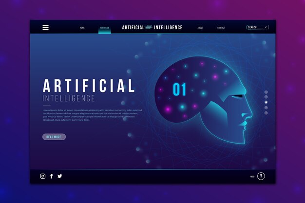Página de inicio de inteligencia artificial