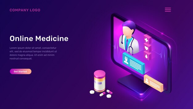 Página de inicio de medicina en línea