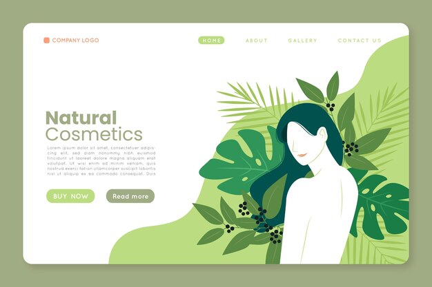Página de inicio de Nature Cosmetics
