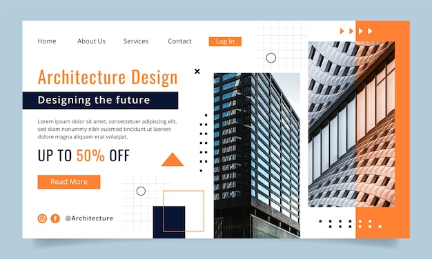 Página de inicio del proyecto de arquitectura mínima.