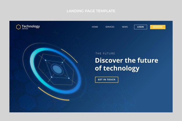 Página de inicio de tecnología de textura degradada