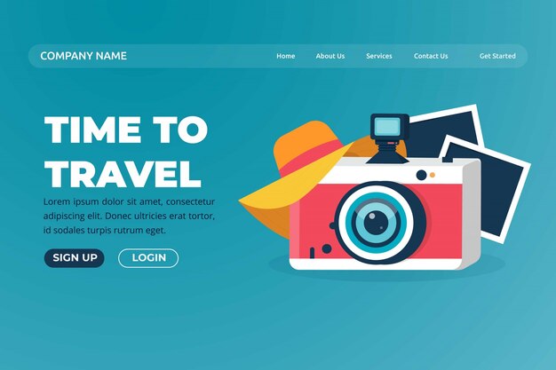 Página de inicio de viajes