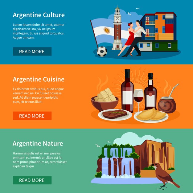 Página Web de Banners Planos Turísticos de Argentina