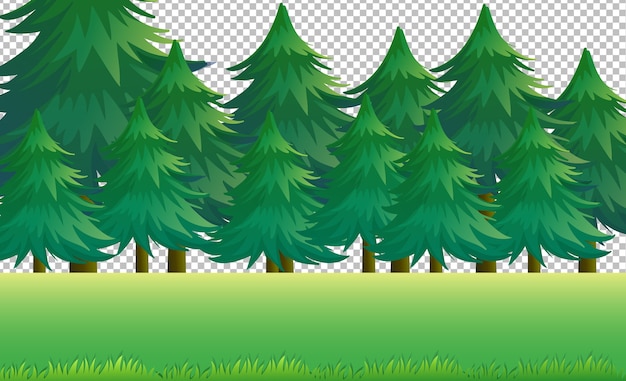 Vector gratuito paisaje al aire libre de la naturaleza