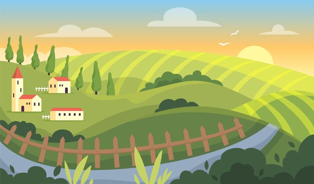 Paisaje de campo