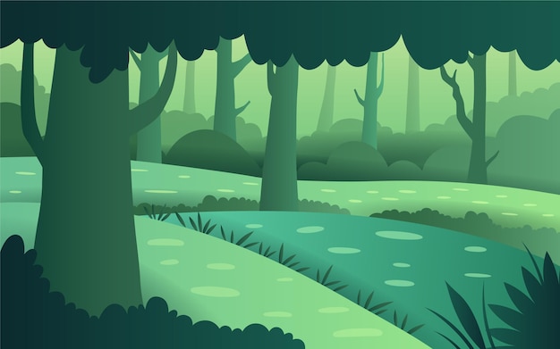 Paisaje forestal en gradiente