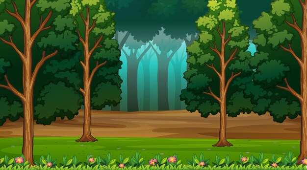 Paisaje de naturaleza vacía
