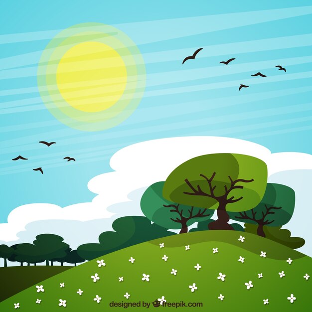 Paisaje de primavera