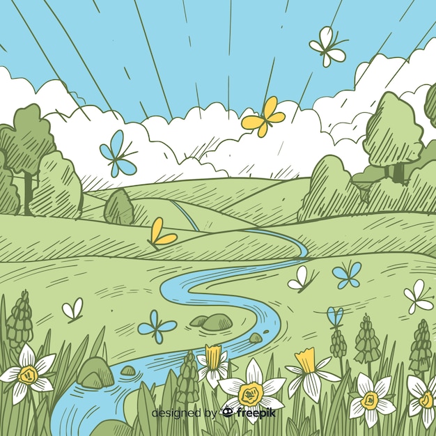 paisaje primaveral