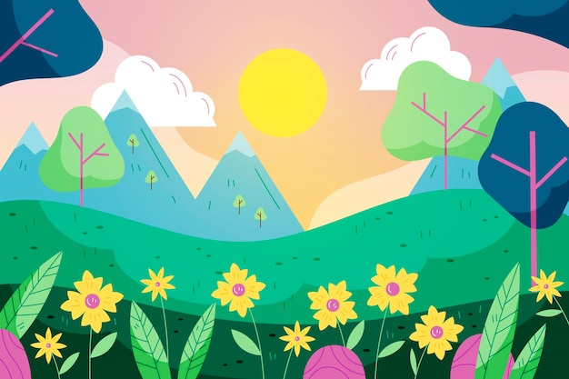 paisaje primaveral