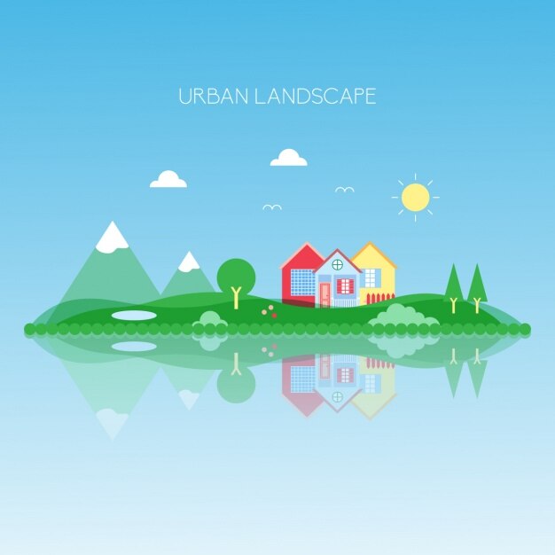 Paisaje urbano a color