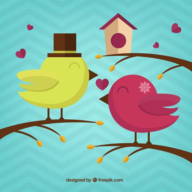 Pájaros lindos
