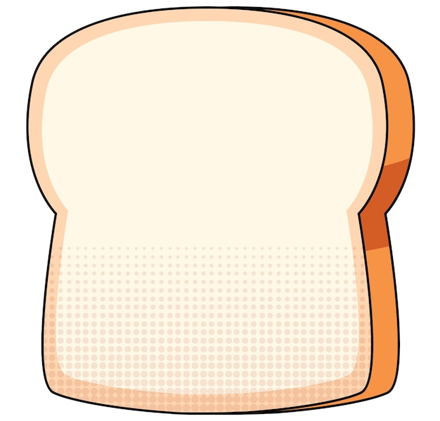 Pan sobre fondo blanco
