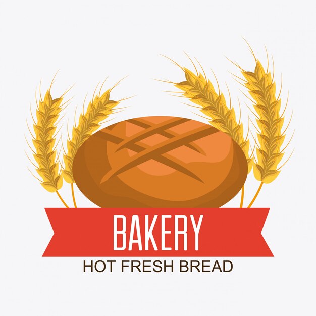 Panadería, postre y diseño de barra de leche.