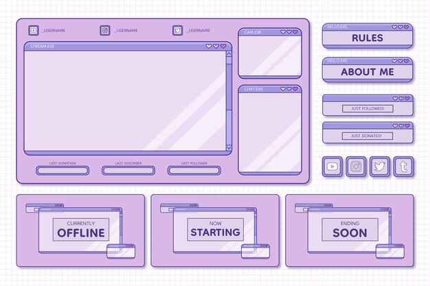 Paneles de contracción de diseño plano