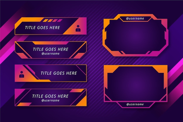 Paneles de transmisión Twitch