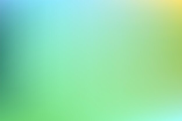 Panorama verde azul degradado abstracto. Fondo de naturaleza vectorial horizontal al atardecer.