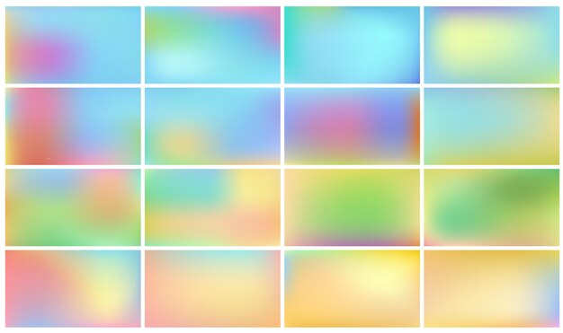 Panorámicas abstractas con luz. Fondos de la naturaleza
