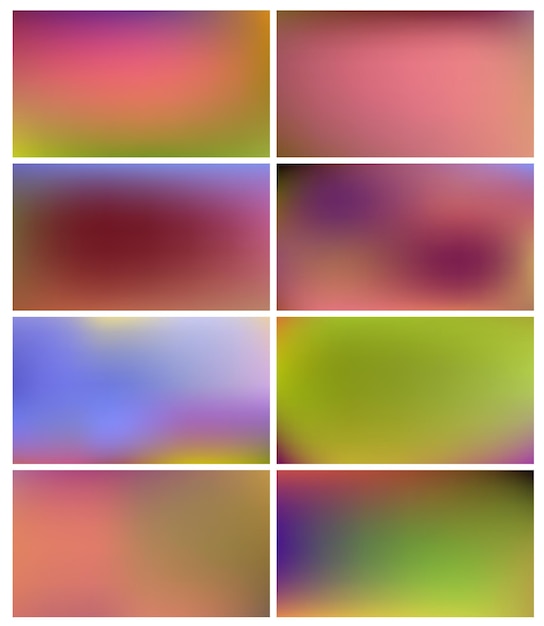 Panorámicas abstractas con luz. Fondos de la naturaleza