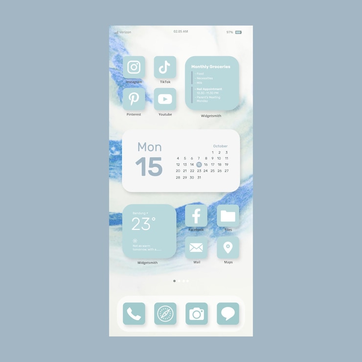 Vector gratuito pantalla de inicio en colores pastel