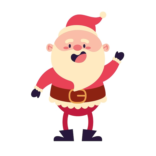 Vector gratuito papá noel lindo