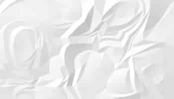 Vector gratuito papel en blanco gris arrugado diseño de fondo abstracto