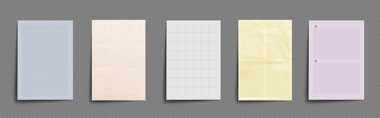 Vector gratuito papel de cuaderno de la escuela vector de página de notas del diario