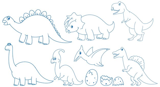 Un papel con un diseño de garabato de dinosaurio.