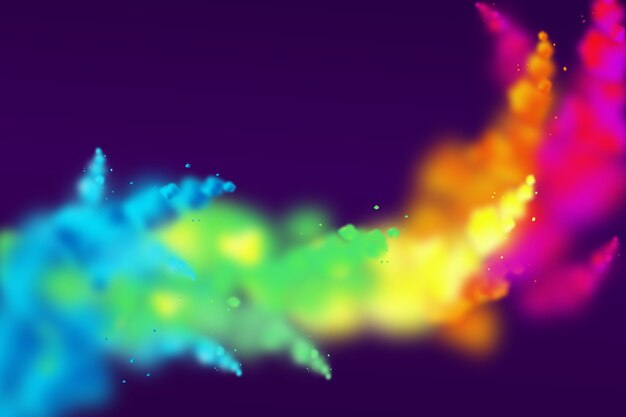Papel de pared realista para el festival de Holi