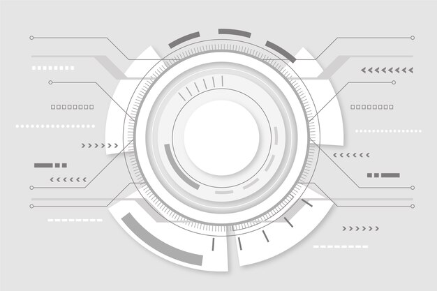 Papel de pared de tecnología moderna y futurista