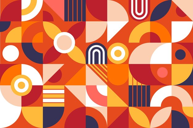 Papel pintado mural geométrico