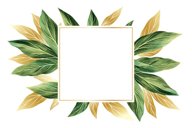 Papel pintado de naturaleza con diseño de lámina de oro