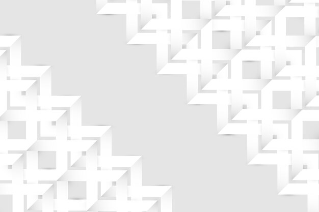Papel tapiz abstracto blanco estilo de papel 3d