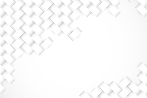 Papel tapiz blanco en concepto de papel 3d
