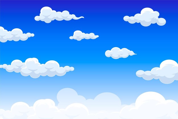 Papel tapiz del cielo para videoconferencia