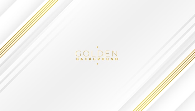 papel tapiz de fondo blanco y dorado mínimo con líneas geométricas