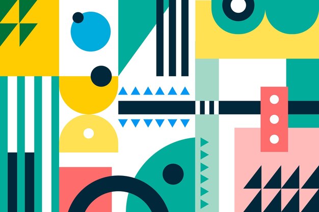 Papel tapiz geométrico para murales