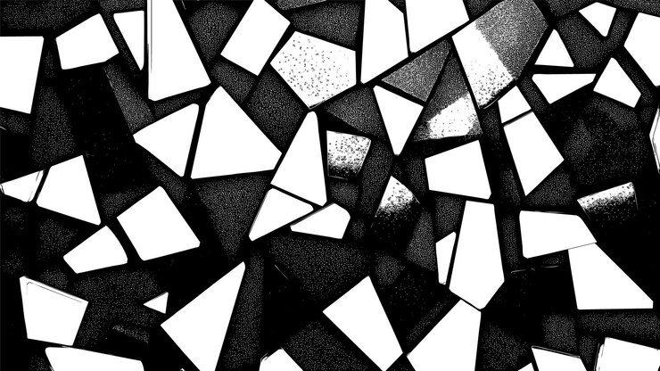 Vector gratuito papel tapiz de mosaico negro