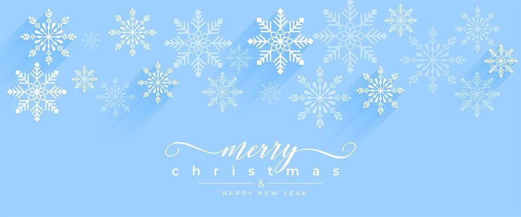 Vector gratuito papel tapiz de la temporada de invierno de feliz navidad con vector de diseño de copo de nieve de navidad